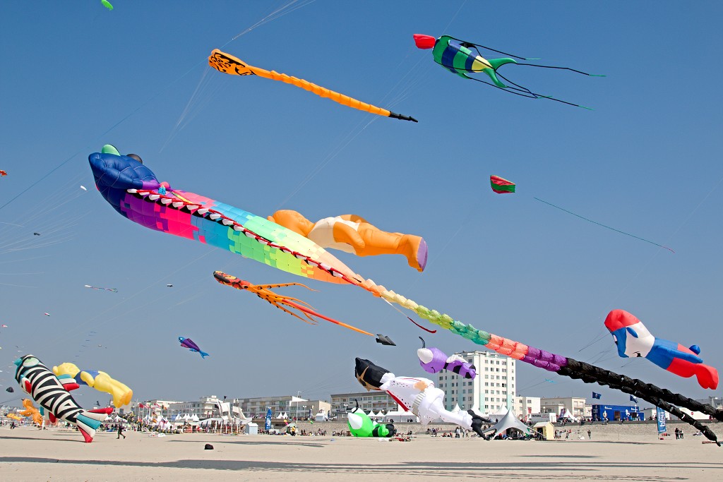 Cerfs-Volants vliegerfestival festival festiviteit evenement event berck sur mer vlieger speelgoed strand